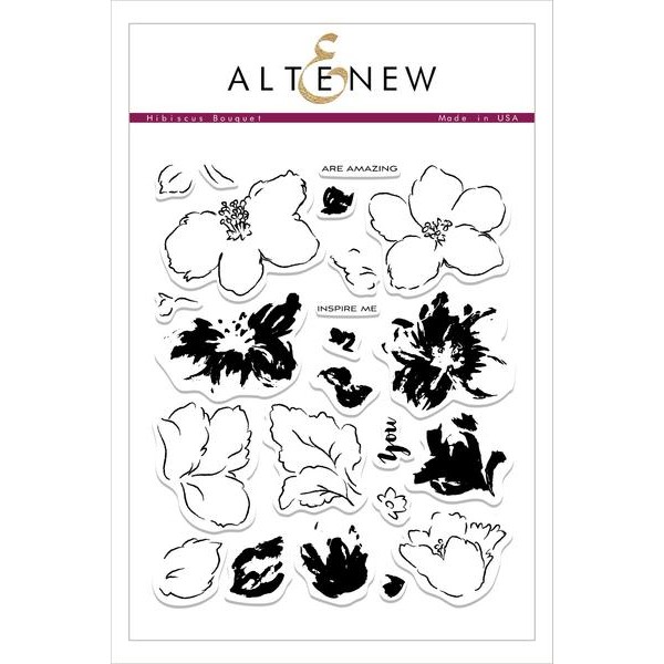 ATN Hibiscus Bouquet Stamp Set