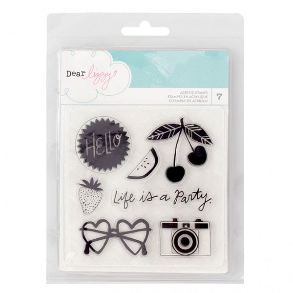 AC Happy Place Acrylic Stamp 7/PKG